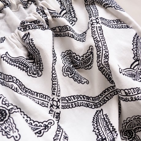 vintage abstract print tiered maxi skirt