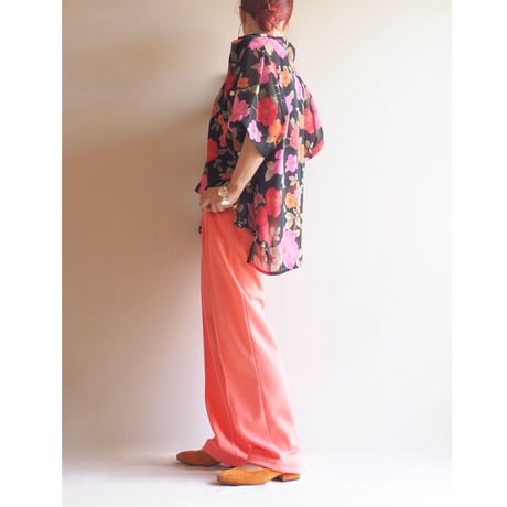 "Sana Morgan" salmon pink easy pants