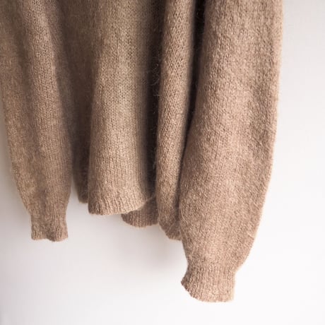 60〜70s made in Italy wool fuzzy sweater