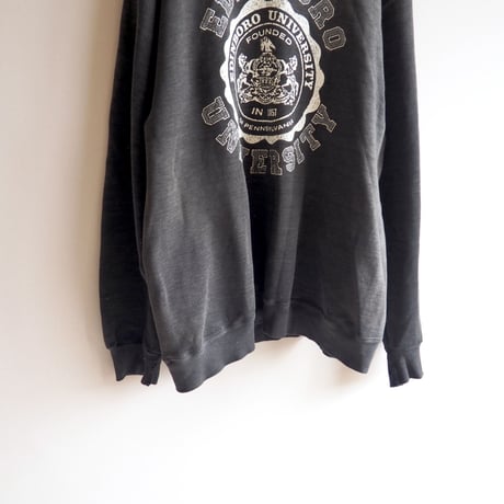 90s damage college print sweat