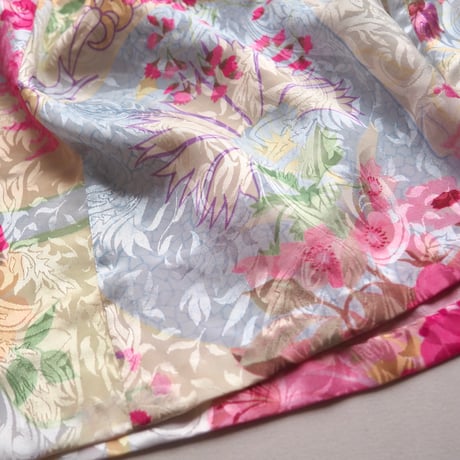 80s "Mary Mcfadden" floral house maxi dress