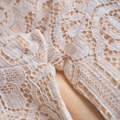 60〜70s lace house coat