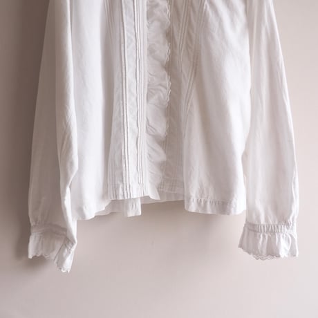 1900s〜 edwardian ruffle lace night blouse