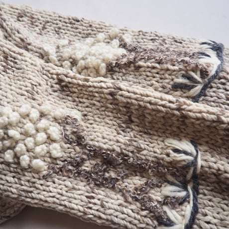 vintage low gauge design sweater