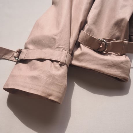 70〜80s "London fog" dusty pink balmacaan coat