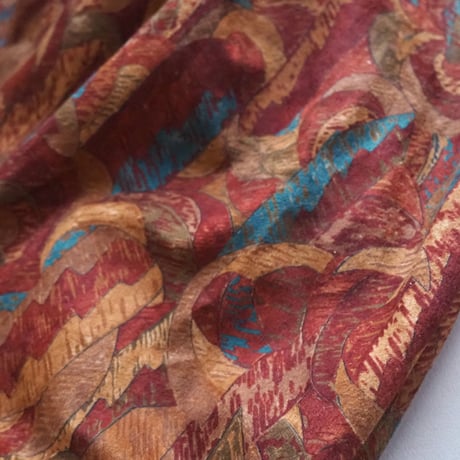 70s "Twilight" abstract house maxi dress