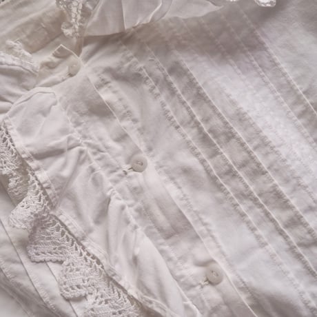 1900s〜 edwardian ruffle night blouse