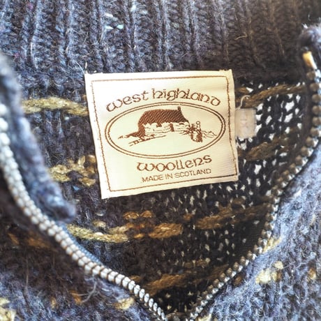 Scottish oversized nordic sweater