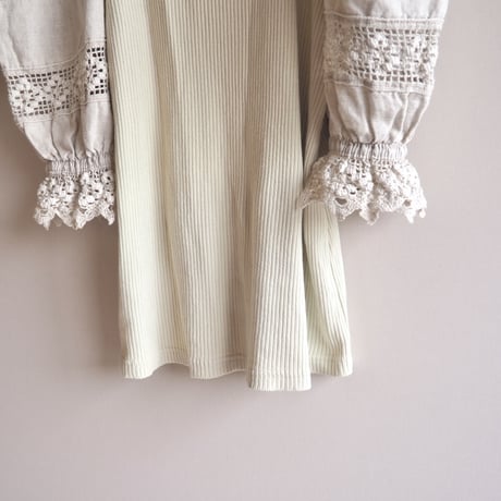 80s crochet puff sleeve tops