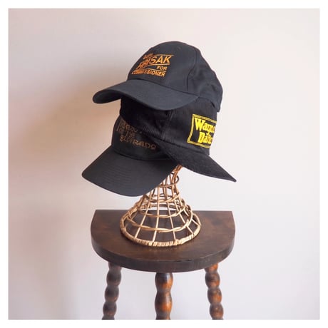 80〜90s embroidered logo cap