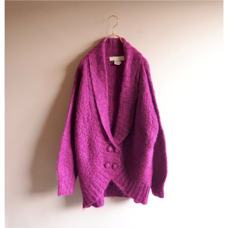 vintage mohair long cardigan