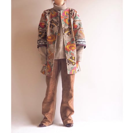 vintage suzani embroidered robe