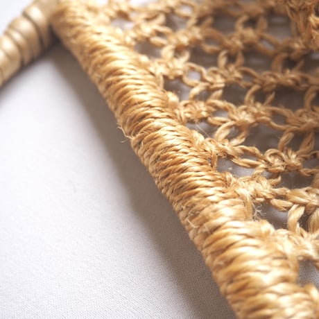 70〜80s jute macrame bag