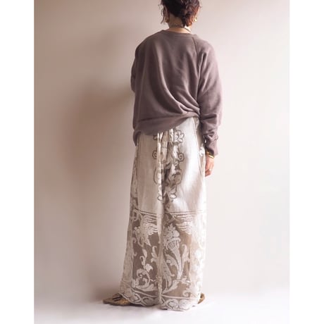 original remake filet lace wide pants (BE)
