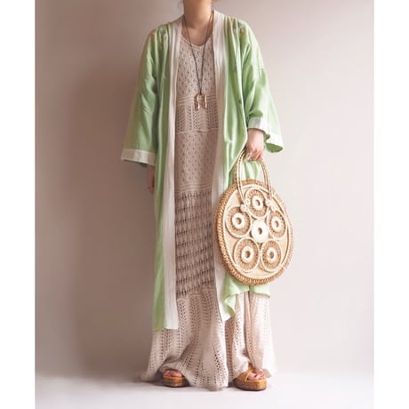 30〜40s floral embroidered robe