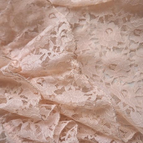 80s〜 ruffle lace blouse