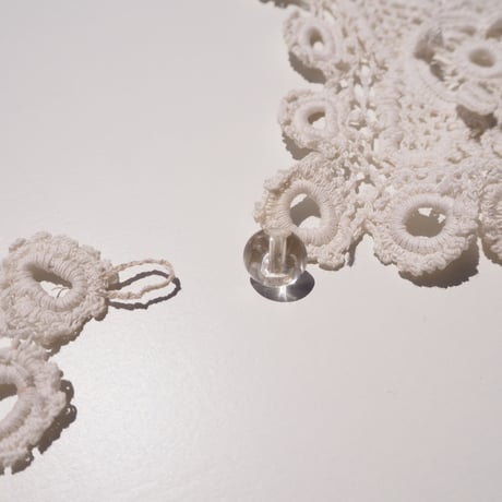 antique Irish crochet lace collar