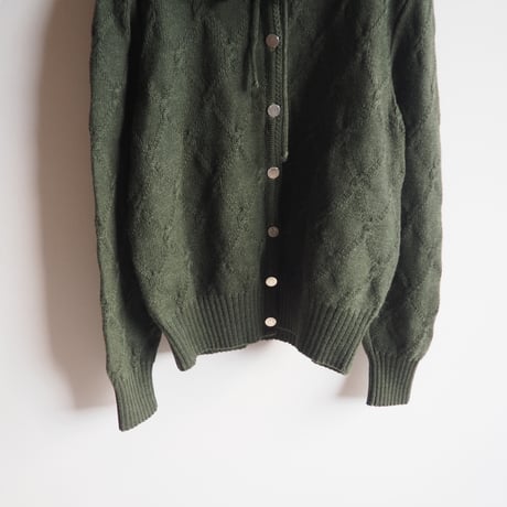 vintage ruffle folk cardigan