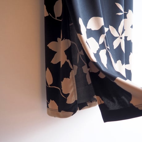"NOTATIONS" floral maxi skirt
