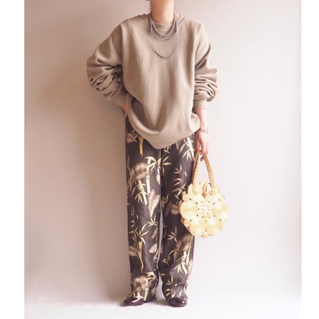 "JERZEES" beige oversized plain sweat