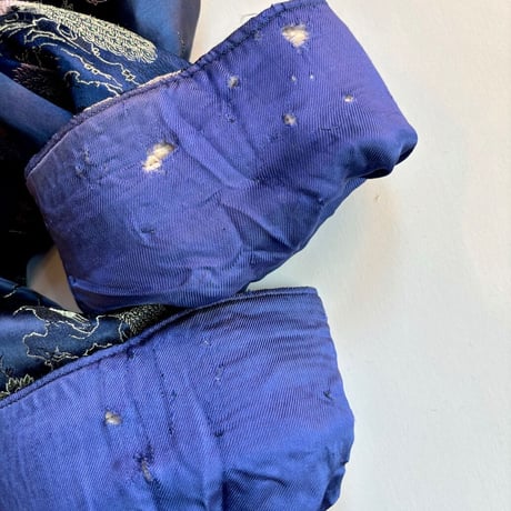 70s chinese brocade robe