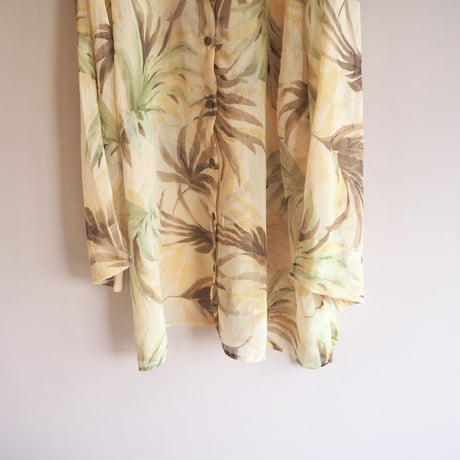 "ALFRED DUNNER" sheer botanical blouse