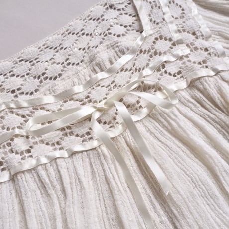 Greece ivory gauze blouse