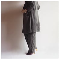 "CLIO petites" faux suede jacket & pants set