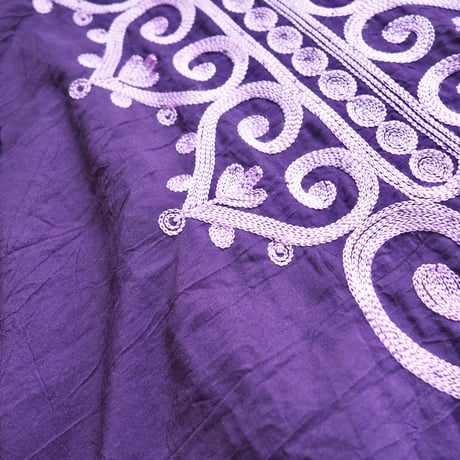 vintage embroidered kaftan dress