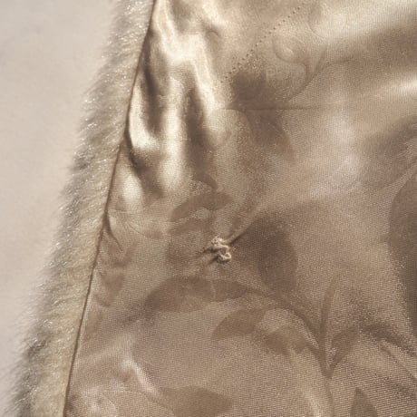 60s "REGINA GLENARA by GLENOIT" faux fur shawl