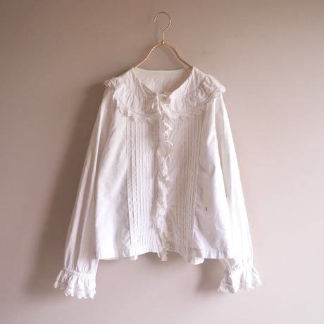 1900s〜 edwardian ruffle night blouse