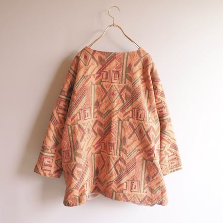 vintage abstract oversized texture jacket
