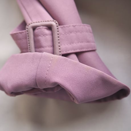 "Misty Harbor" purple balmacaan coat