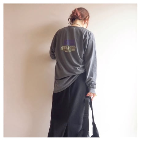 90s〜 "GILDAN" print damage long t-shirts