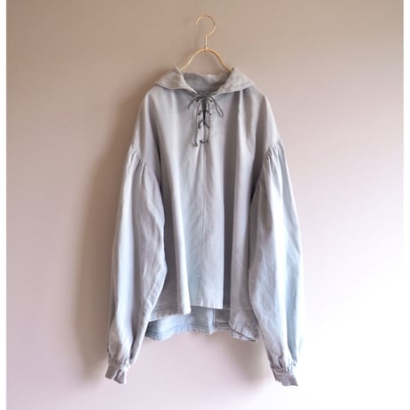 vintage balloon sleeve folk blouse