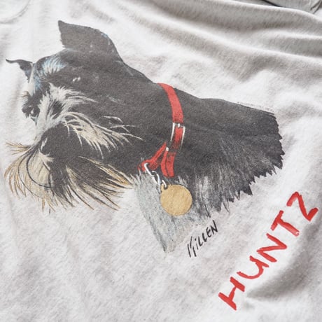 90s "Fruits of the loom" dog print t-shirts