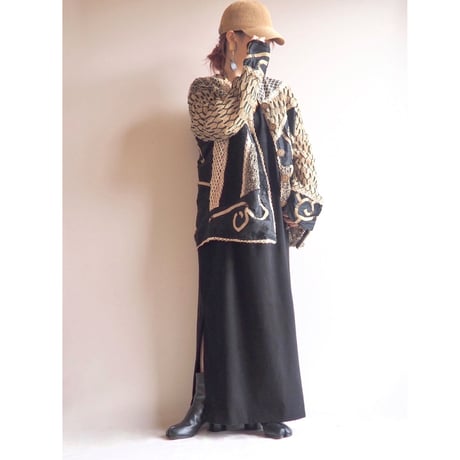 vintage "Sandy Starkman" jute art jacket