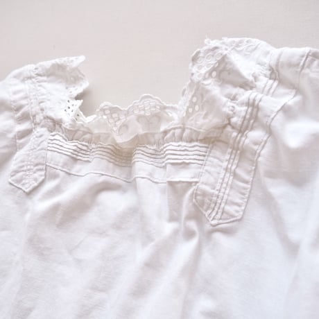 antique cotton lace night jacket