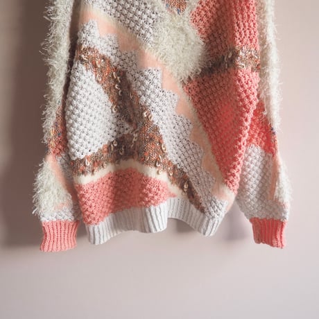 80〜90s switching design sweater