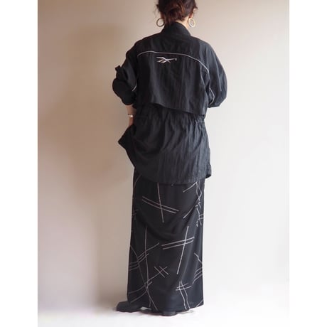90s "Reebok" drawstring windbreaker