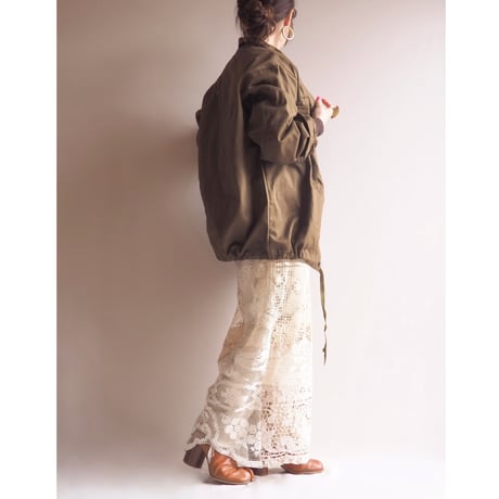 Czech Army deadstock  fly front work jacket