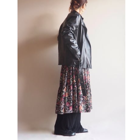 vintage leather riders jacket