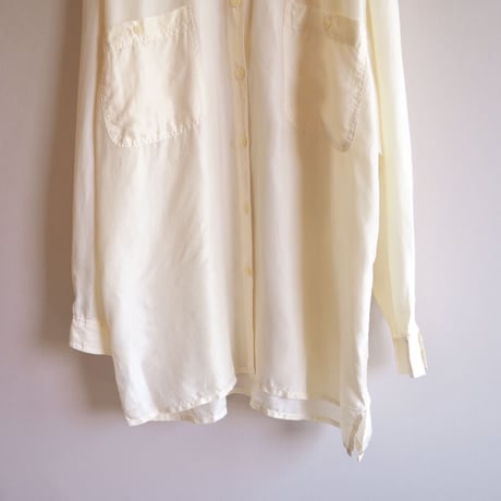 "studio G.A." oversized silk blouse