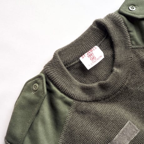 90s French army Saint James command sweater