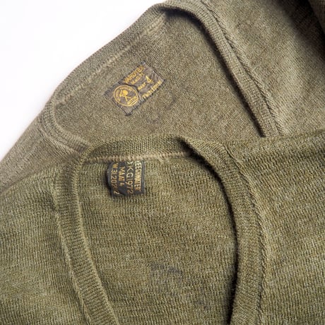 60〜70s Netherlands Army V-neck sweater