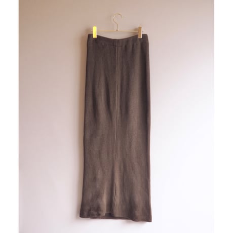 made in Germany lib knit maxi skirt