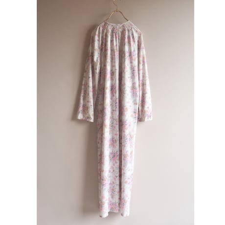 70s floral house maxi dress