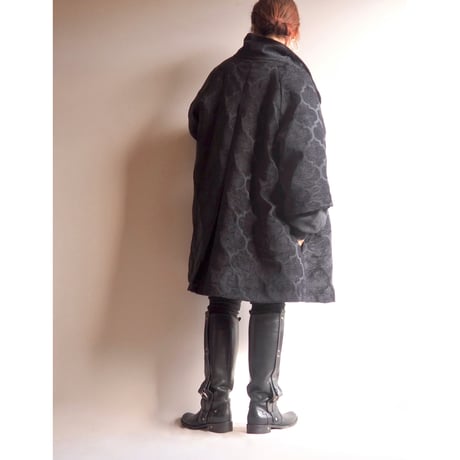"Painted pony" abstract flare coat