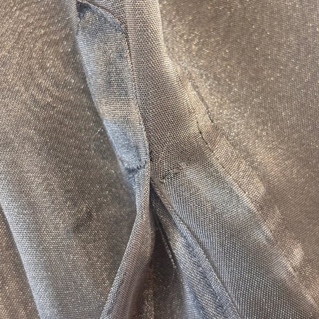 "LIMITED" oversized sheer blouse (GY)