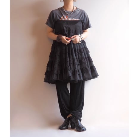 60s〜 "Fantasy LINGERIE" lace tiered panier